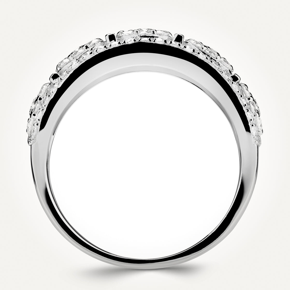 14KT White Gold Dinner Ring