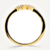 14KT Yellow Gold Cluster Ring