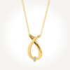 Yellow Gold Diamond Memory Pendant