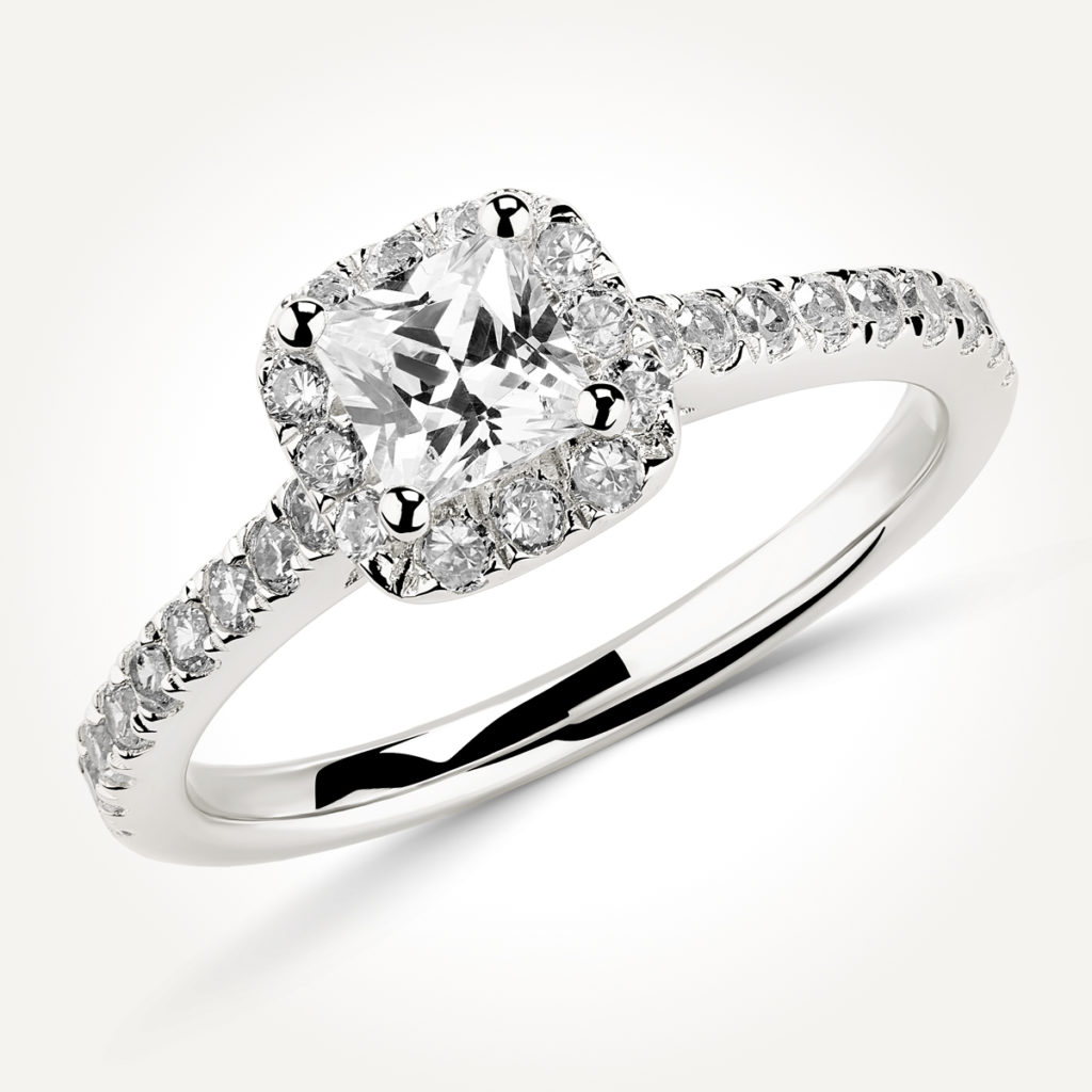 Halo Diamond Engagement Ring Style 70635 Spence Diamonds