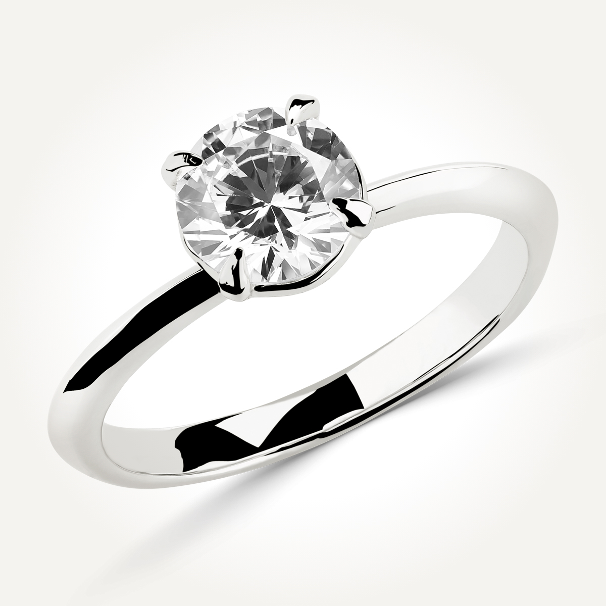 Solitaire Diamond Engagement Ring - 70886 A