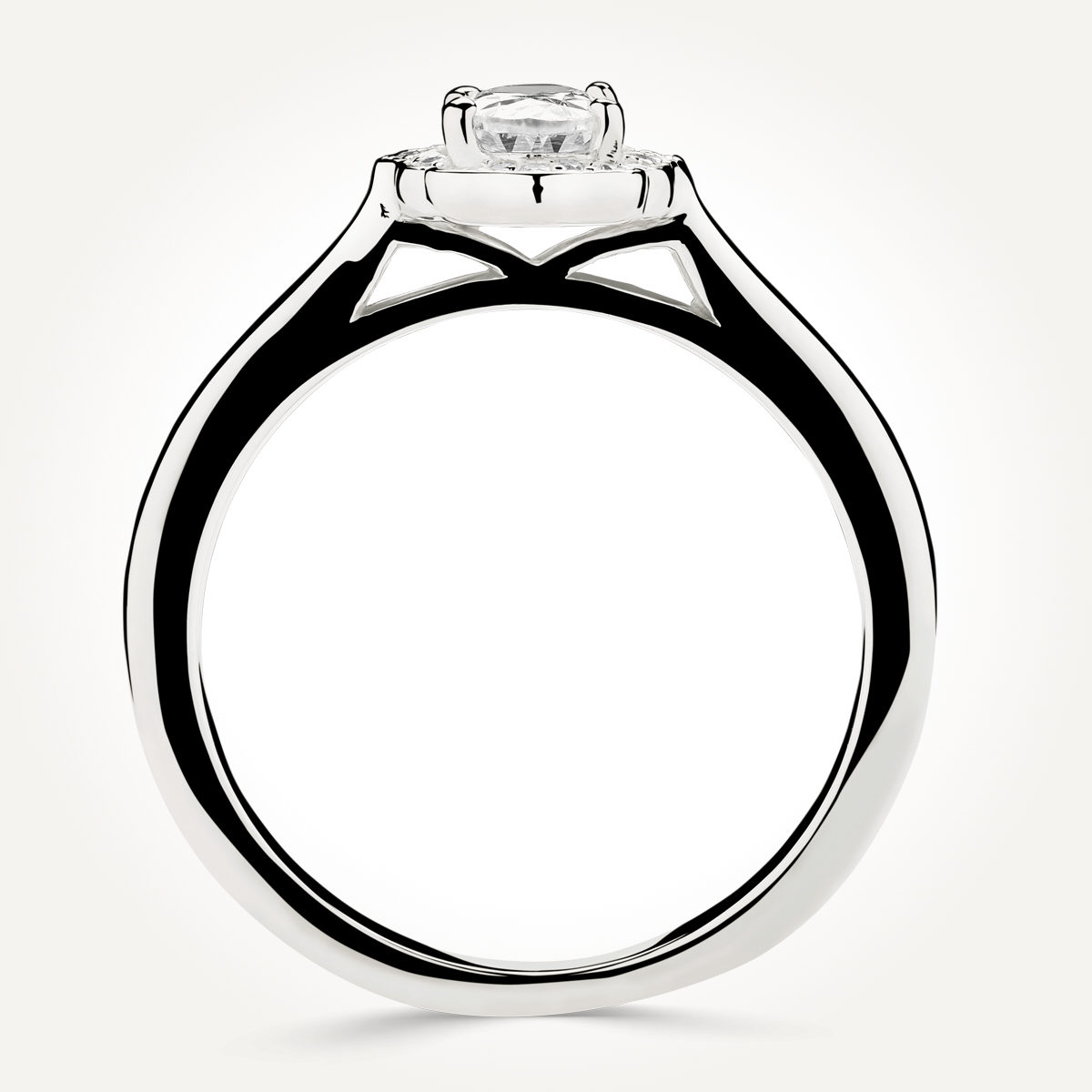 Halo Diamond Engagement Ring – Style 71021 B