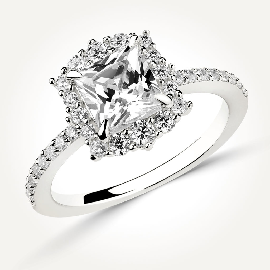Halo Diamond Engagement Ring - Style 71196