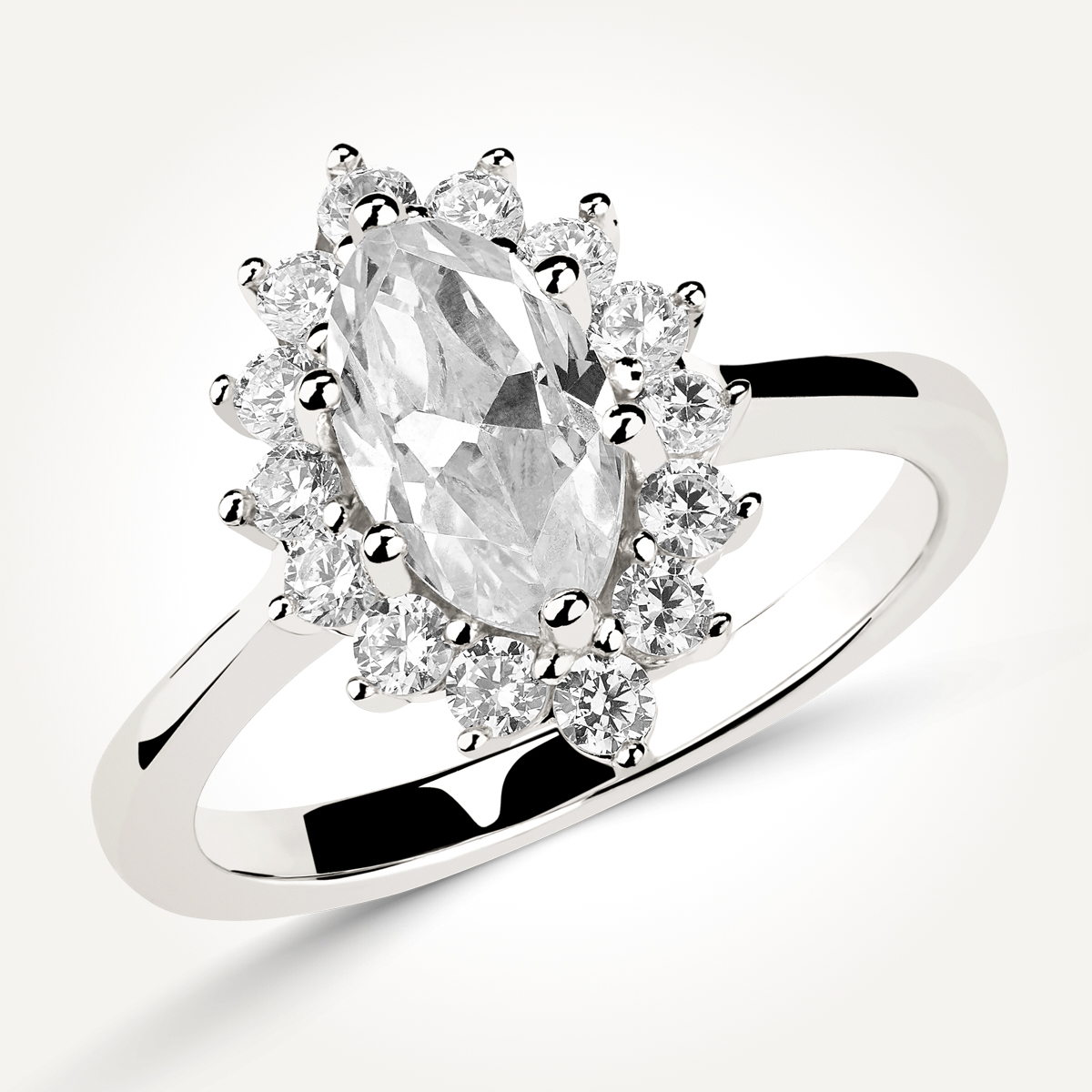 Halo Diamond Engagement Ring - Style 71300
