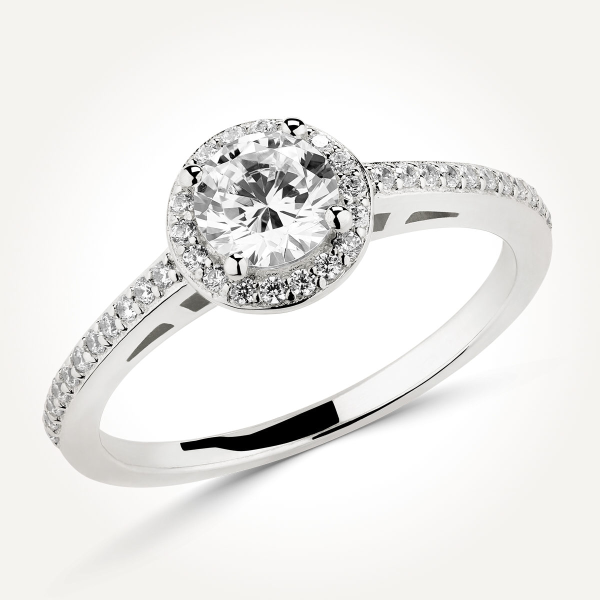 Halo Engagement Ring - 7513 A