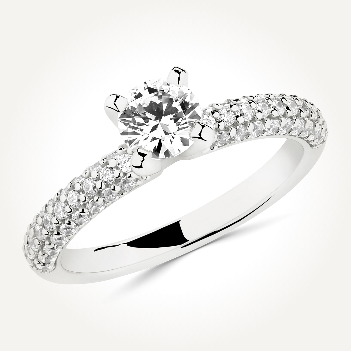 Multi Stone Engagement Ring - 7527 A