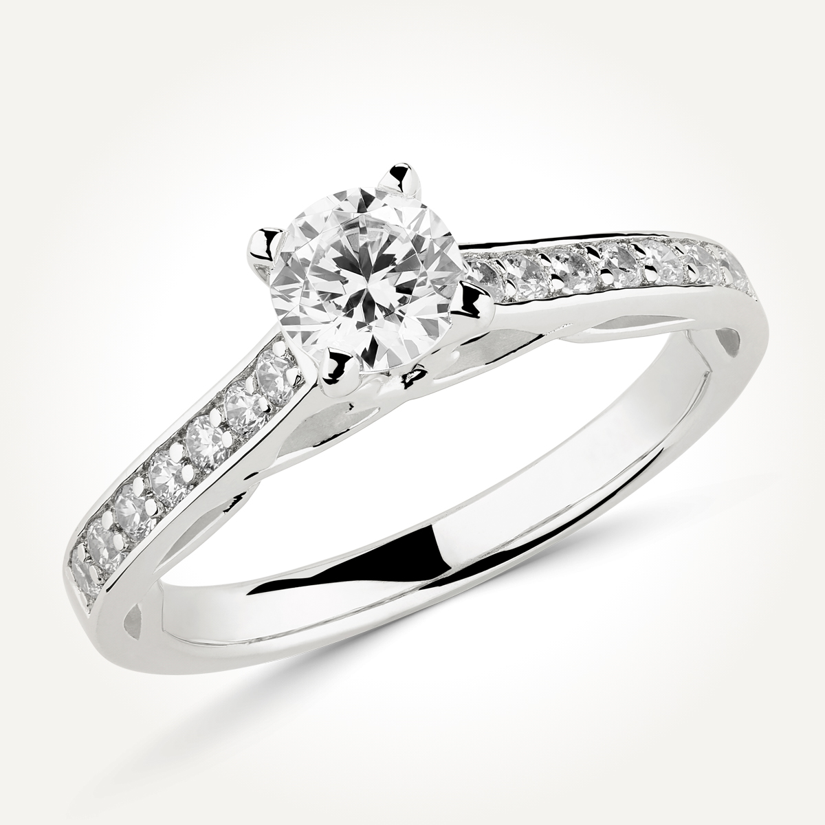 Multi Stone Engagement Ring - 7647 A