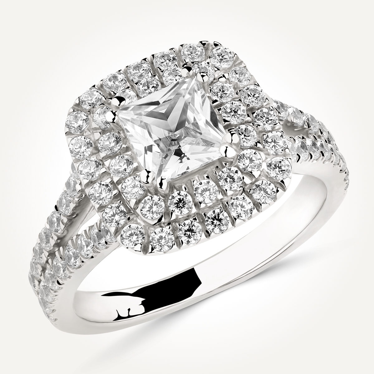 Halo Engagement Ring - 7813 A