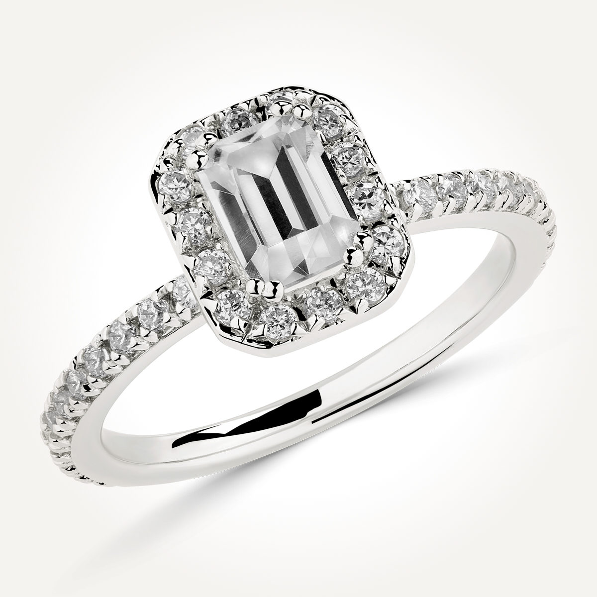 Halo Engagement Ring - 7905 A