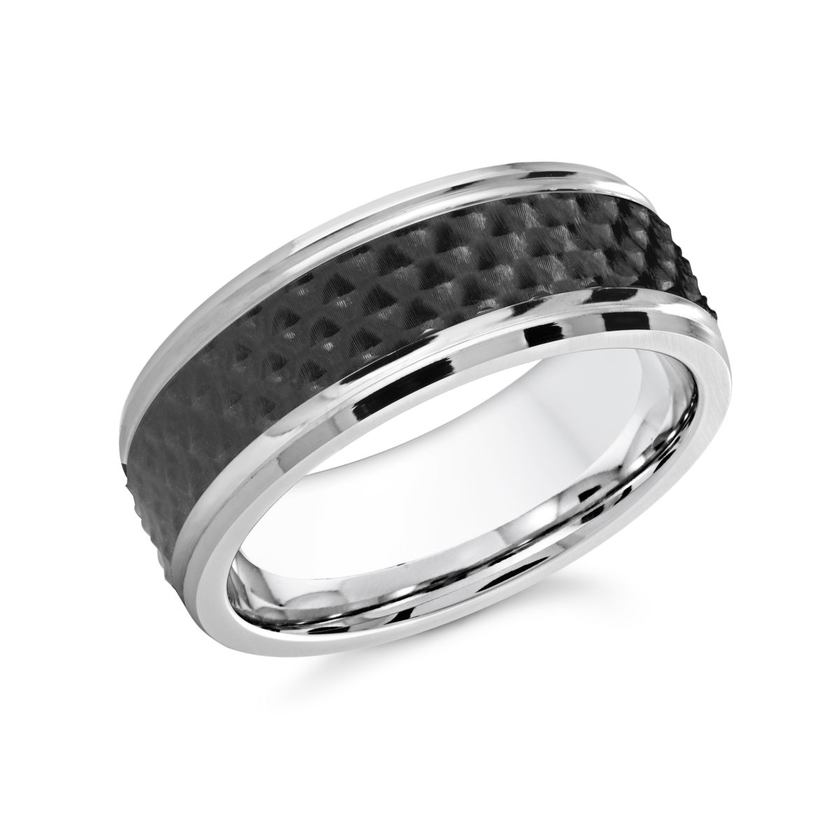 8MM Two Toned Cobalt Men's Band