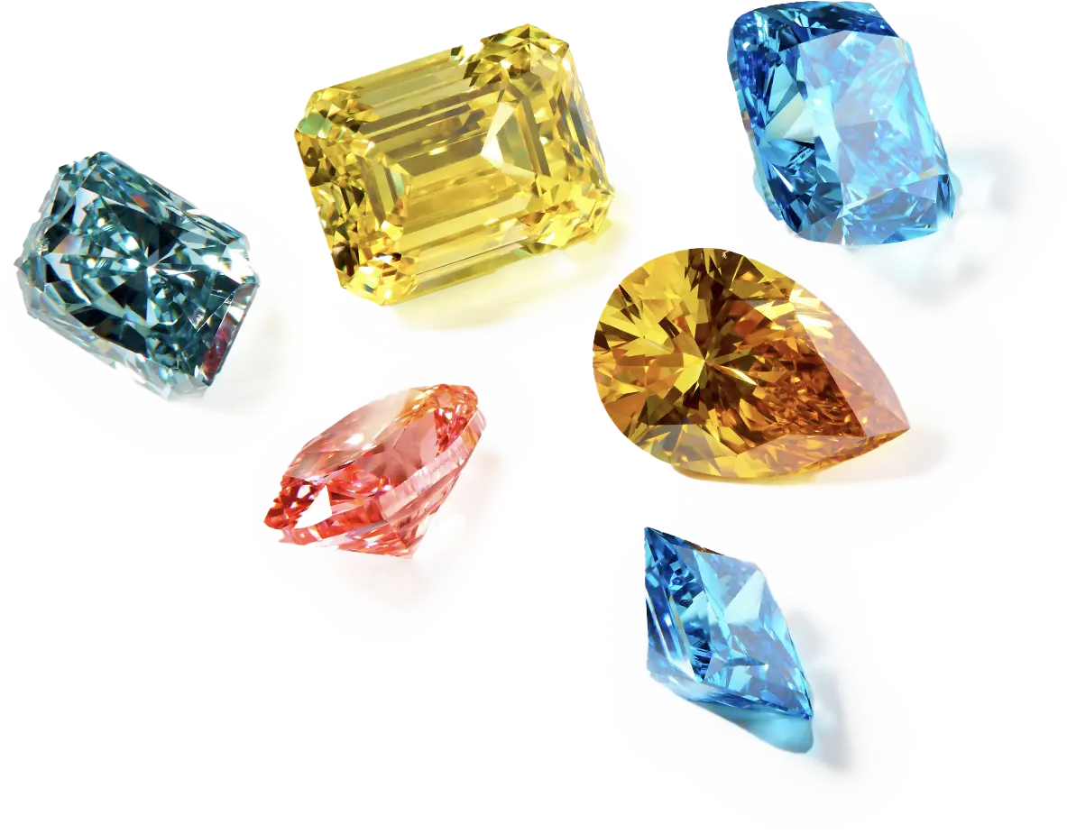 Artisan Created Coloured Diamonds