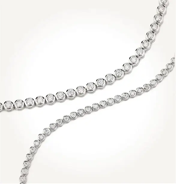STUNNING BEZEL SET TENNIS BRACELETS