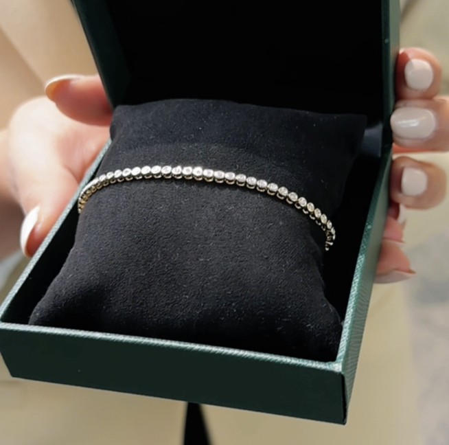 Stunning Bezel Set Tennis Bracelets