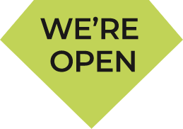 We're Open