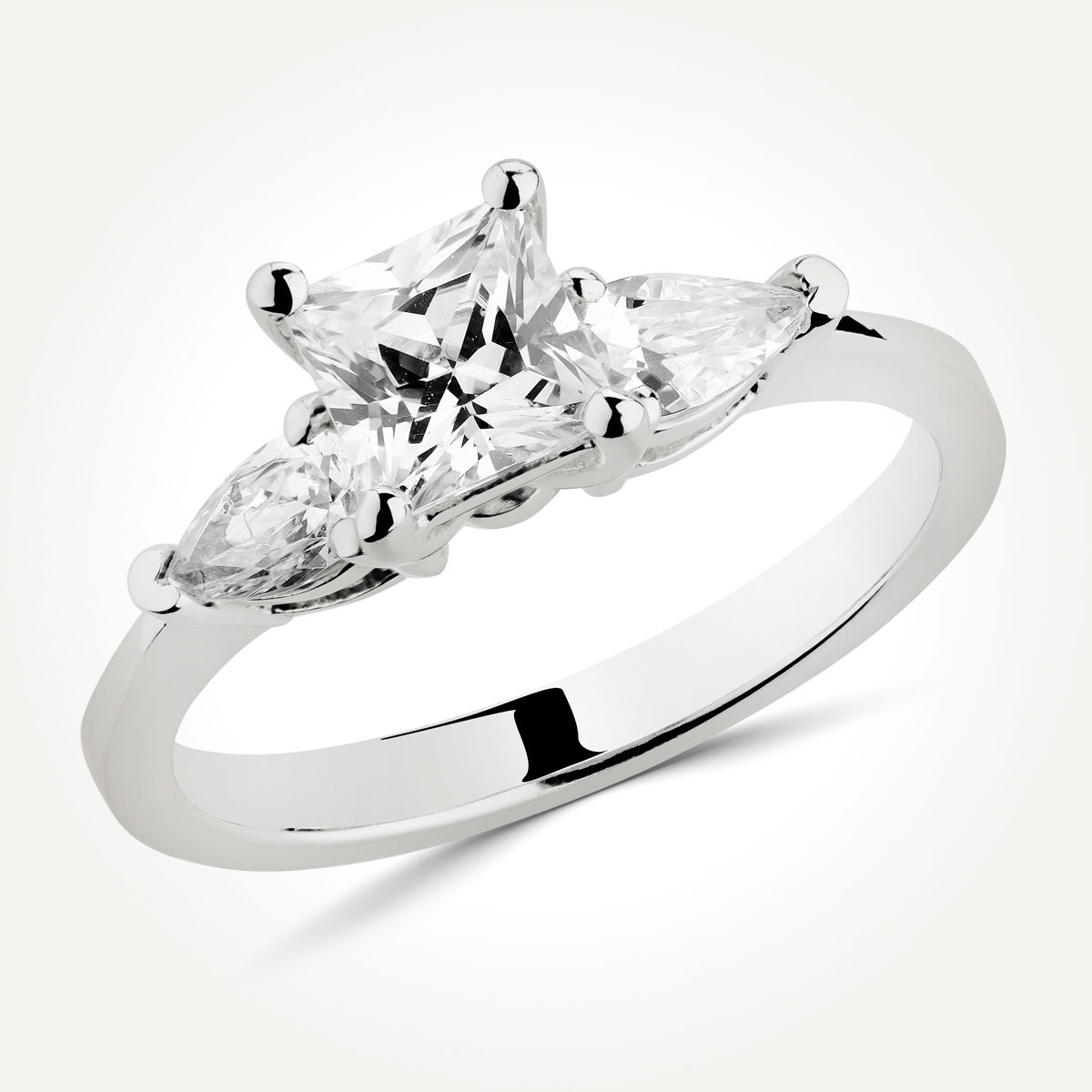 Multi Stone Diamond Engagement Ring - 2046 A