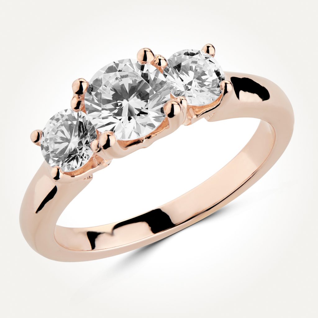 Multi Stone Diamond Engagement Ring - Style 2171