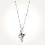 14KT White Gold Together Forever Necklace
