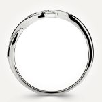 14KT White Gold Triple Twist Ring