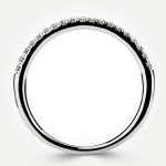 14KT White Gold Thin Band