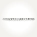 14KT White Gold Thin Band