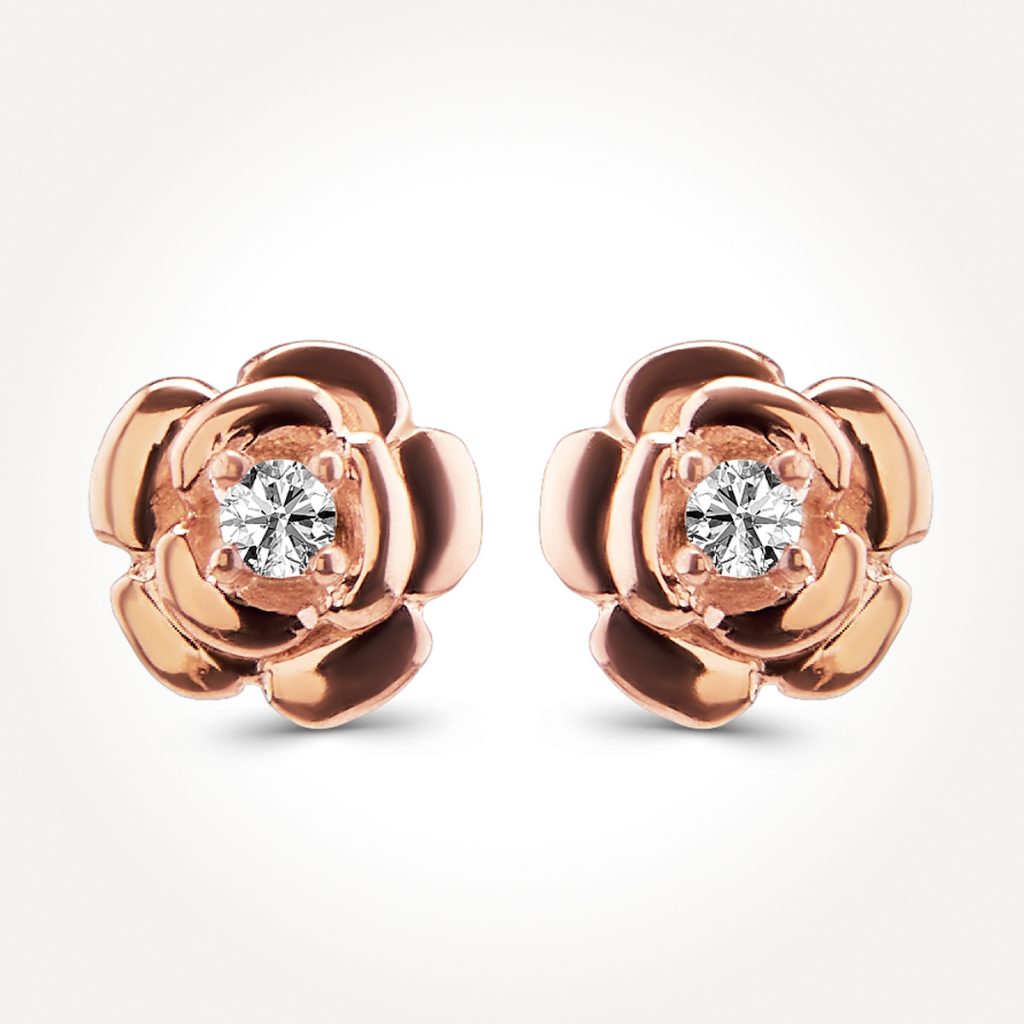 14kt Rose Gold Stud Earrings