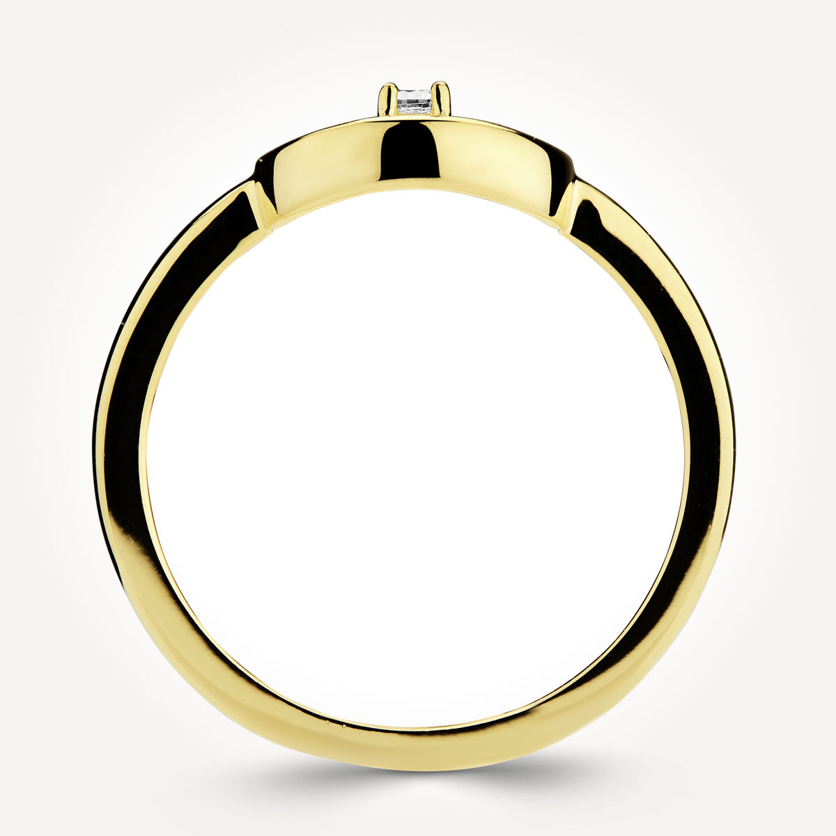 14KT Yellow Gold Circle Ring