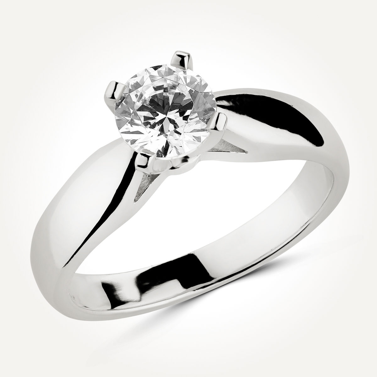 Solitaire Diamond Engagement Ring - Style 3305