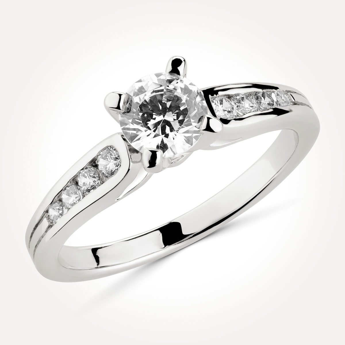 Multi Stone Diamond Engagement Ring - Style 3779