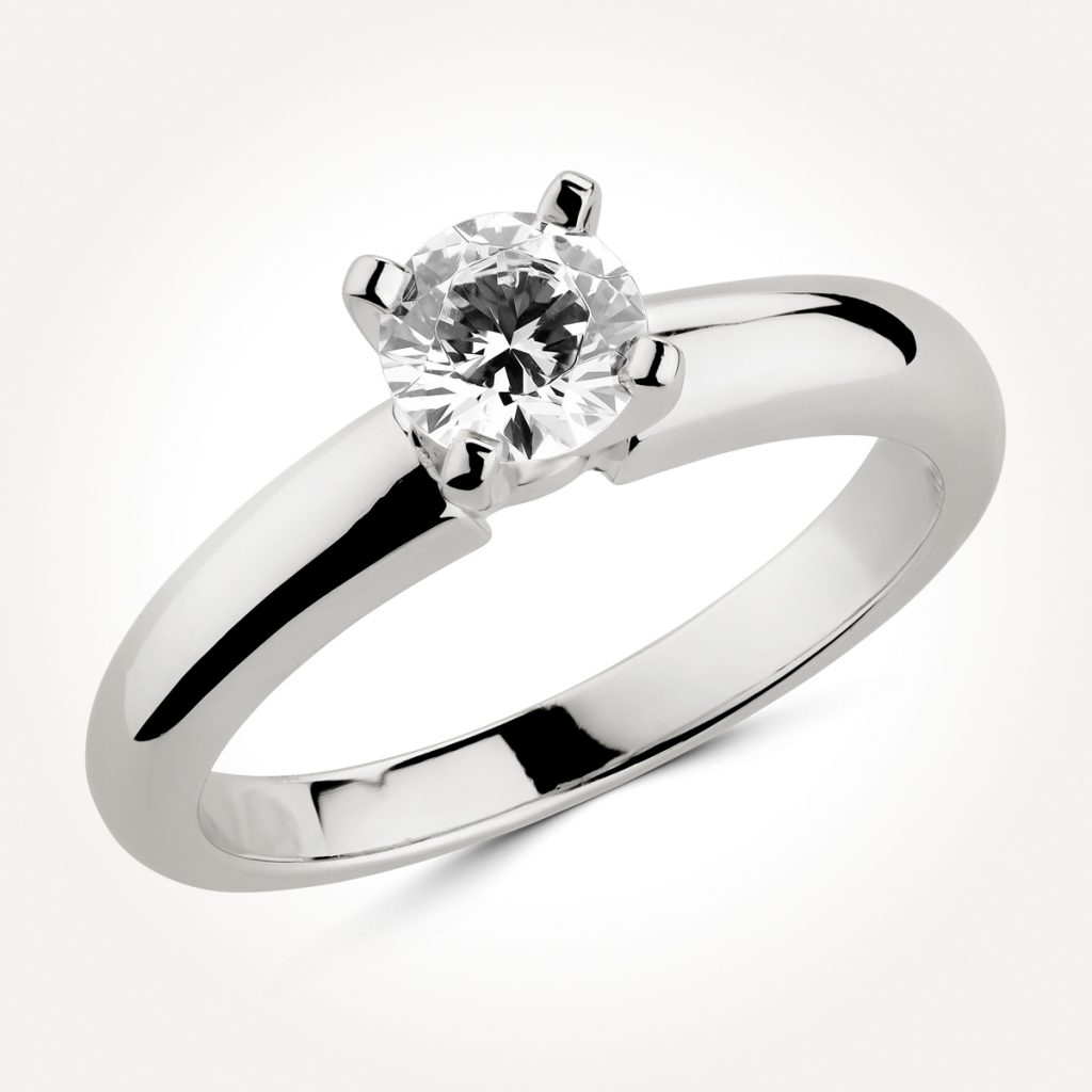Solitaire Diamond Engagement Ring - 3808 A