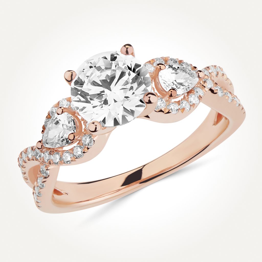 Multi Stone Diamond Engagement Ring - Style 70667