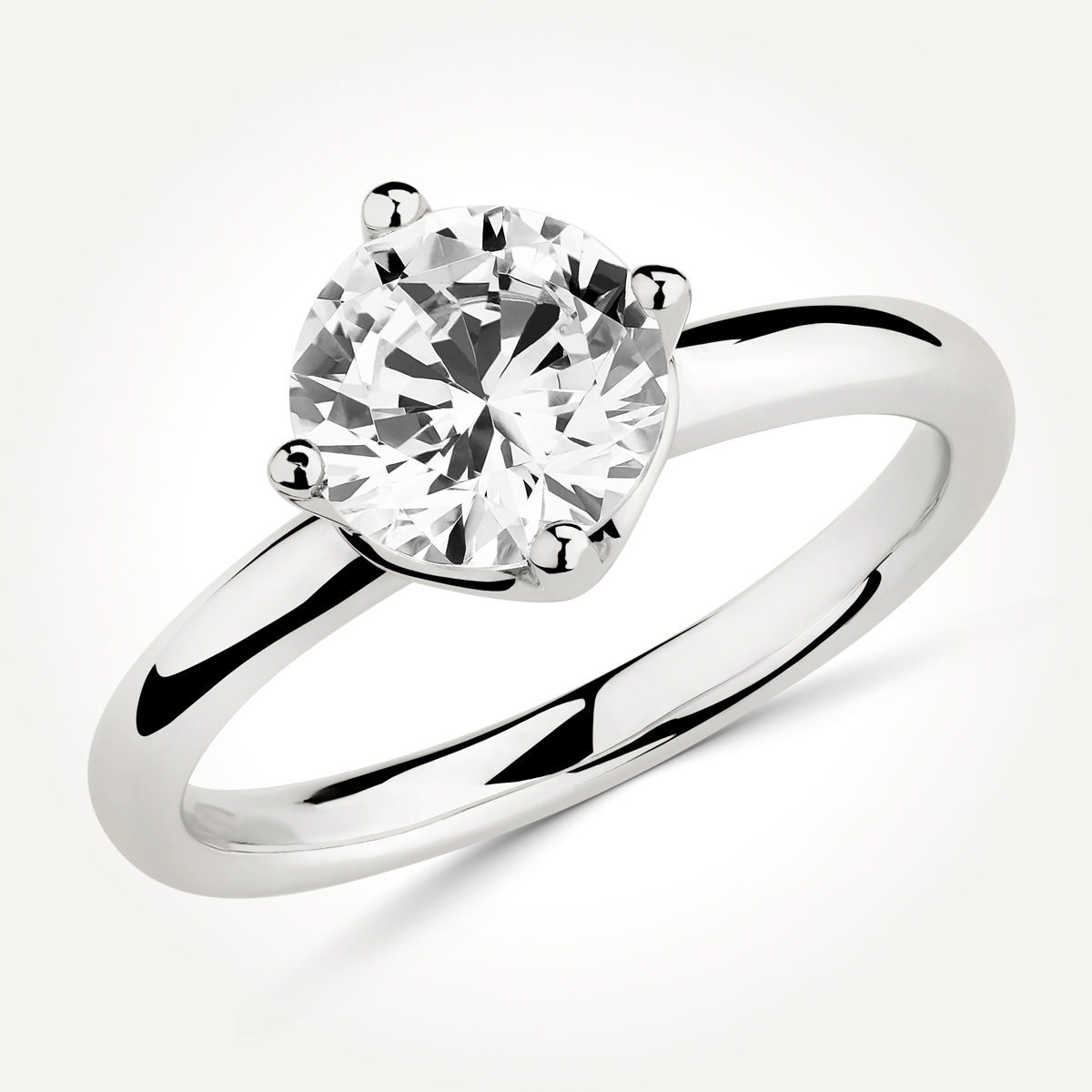Solitaire Diamond Engagement Ring - Style 70690