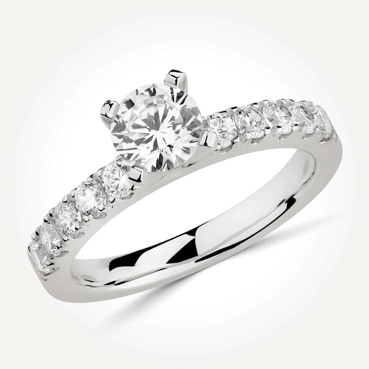 Multi Stone Diamond Engagement Ring - Style 70695