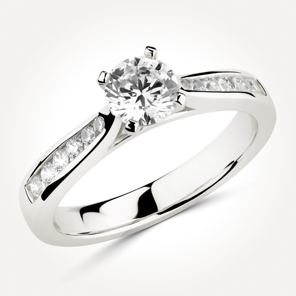Multi Stone Diamond Engagement Ring - Style 70809