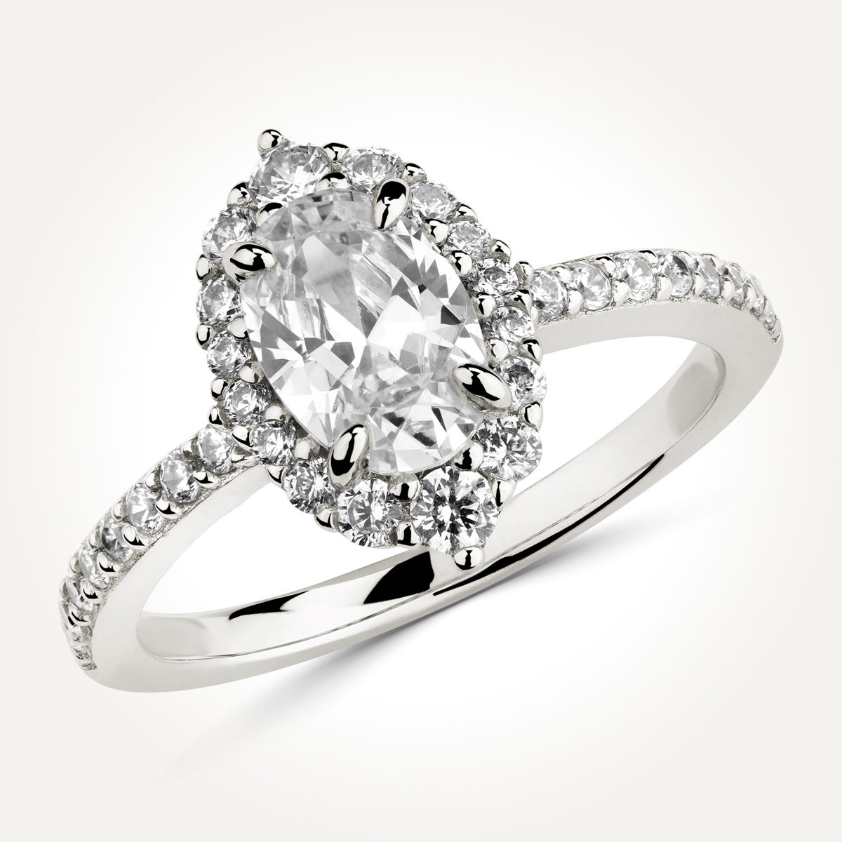 Halo Diamond Engagement Ring - Style 70843