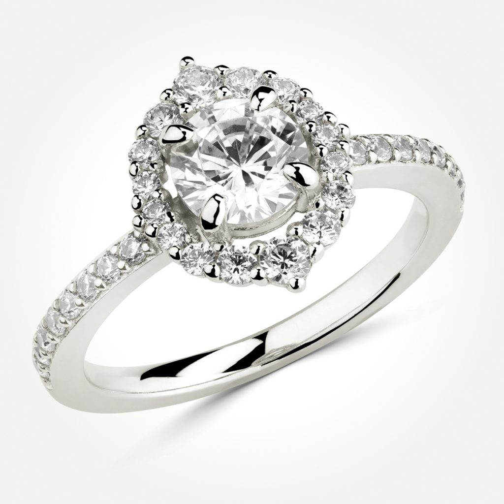 Halo Diamond Engagement Ring - Style 70846