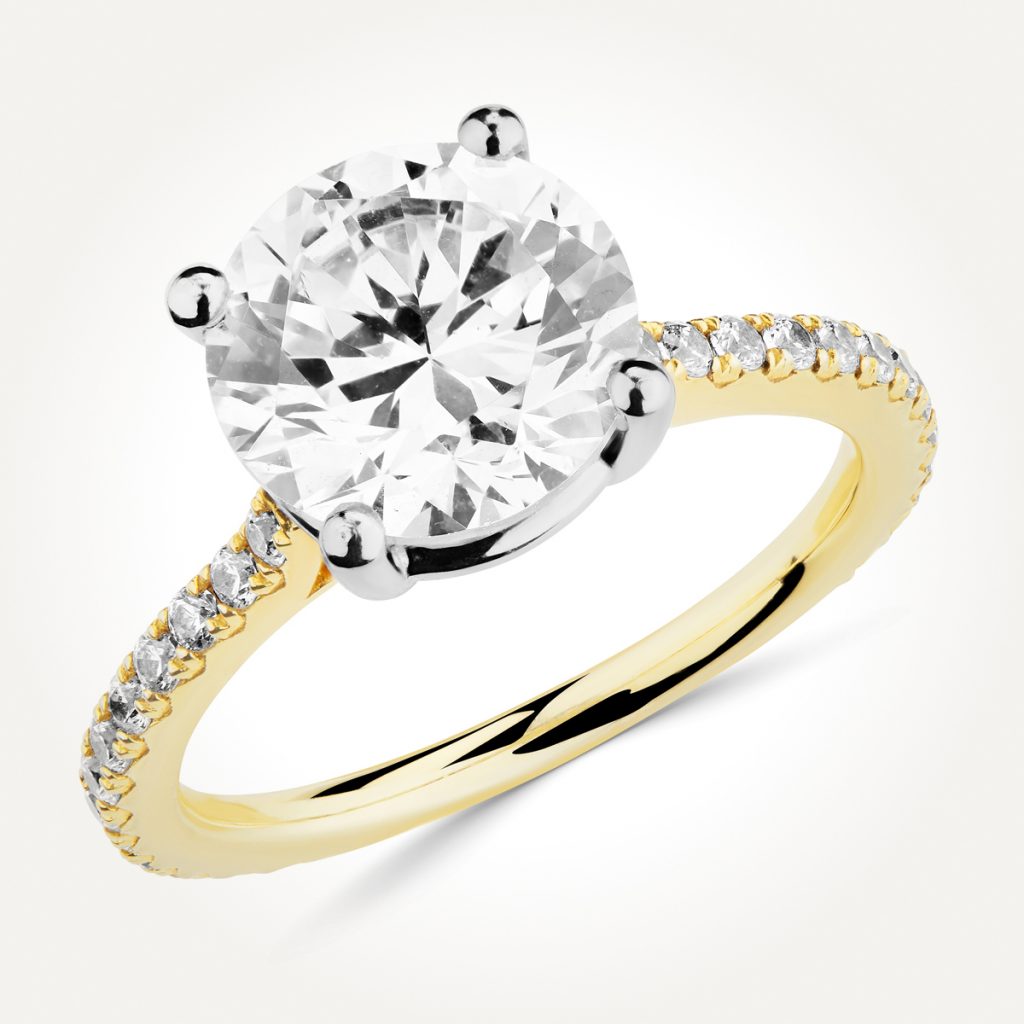 Multi Stone Diamond Engagement Ring - Style 70872