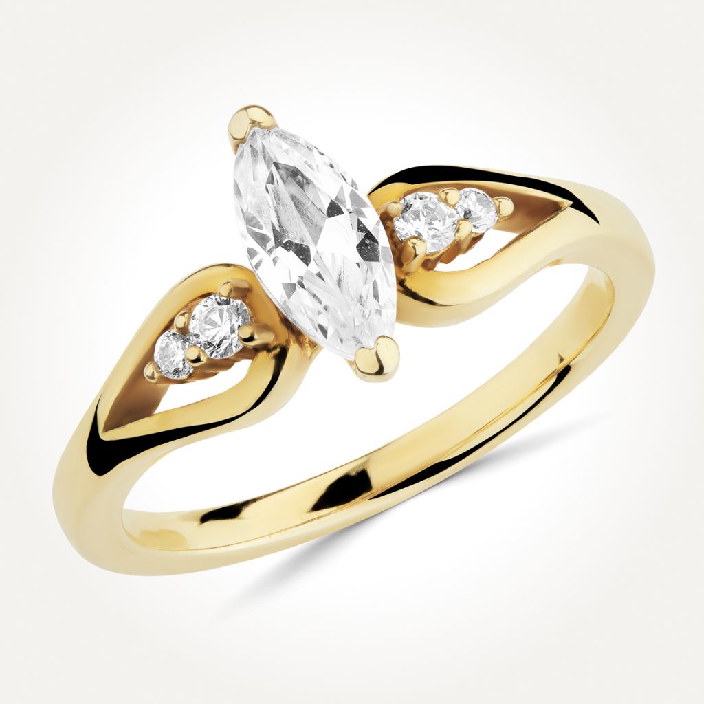 Multi Stone Diamond Engagement Ring - Style 70873