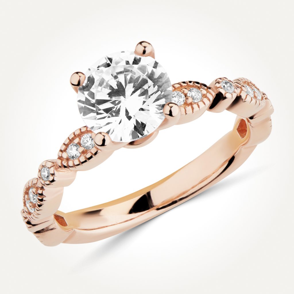 Multi Stone Diamond Engagement Ring - Style 70874