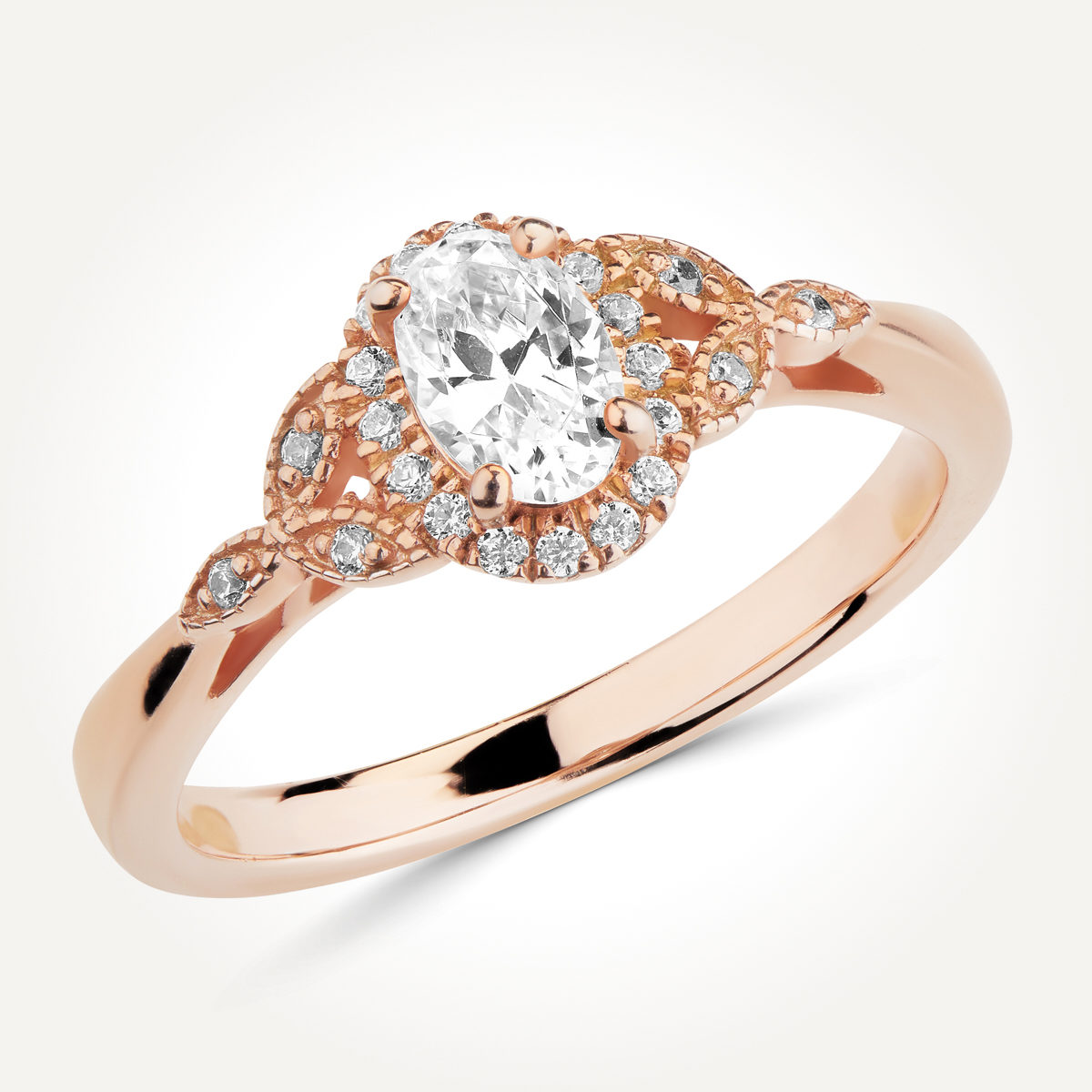 Halo Diamond Engagement Ring - Style 70876