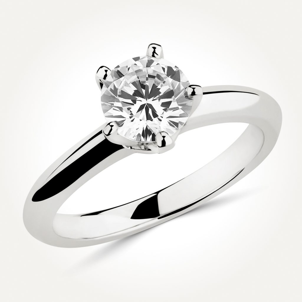 Solitaire Diamond Engagement Ring - Style 70885