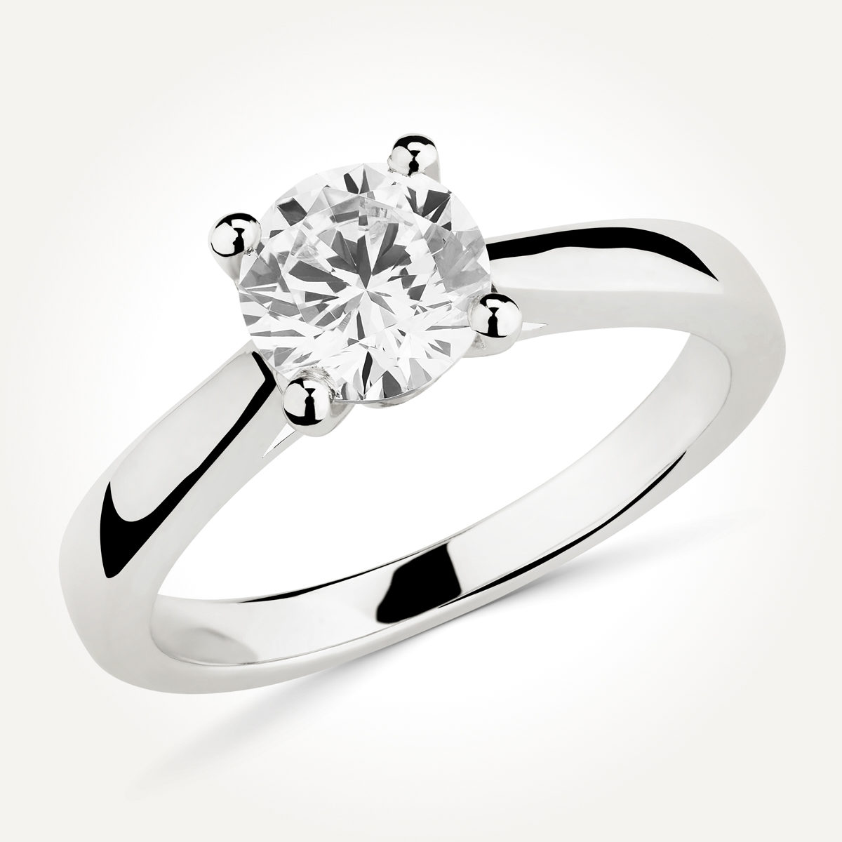 Solitaire Diamond Engagement Ring - Style 70980