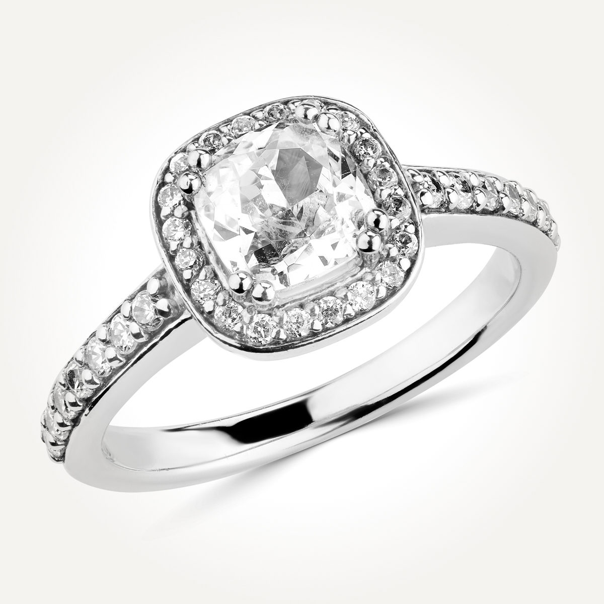 Halo Diamond Engagement Ring - Style 7520