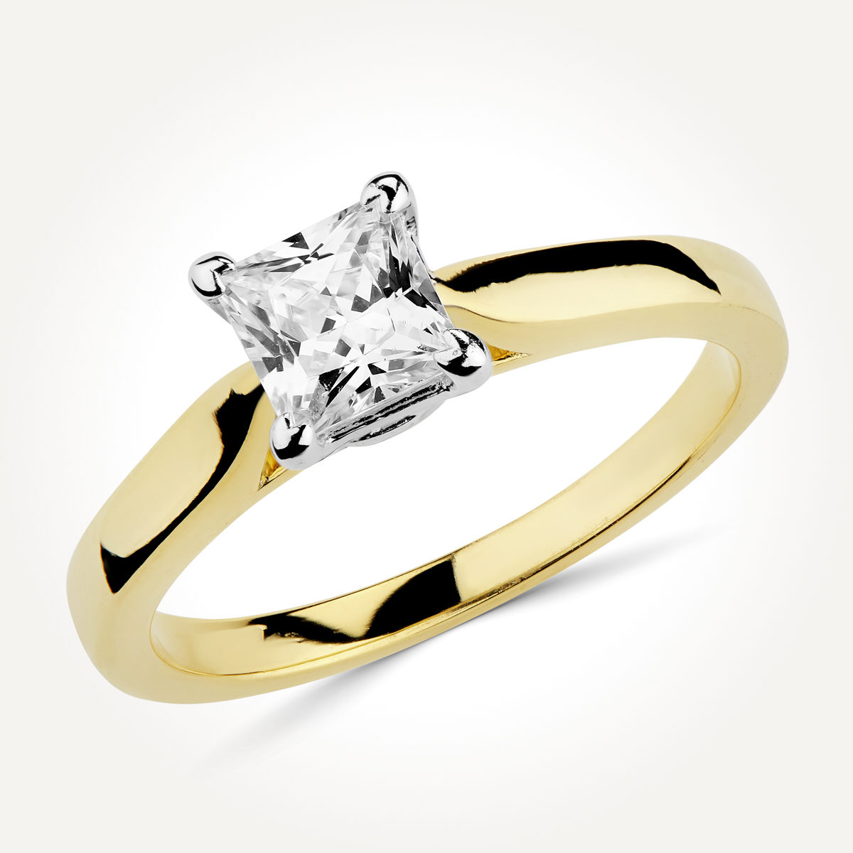 Solitaire Diamond Engagement Ring - Style 7587