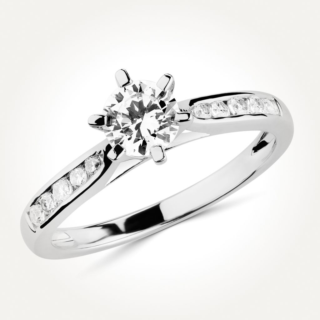 Multi Stone Diamond Engagement Ring - Style 7757