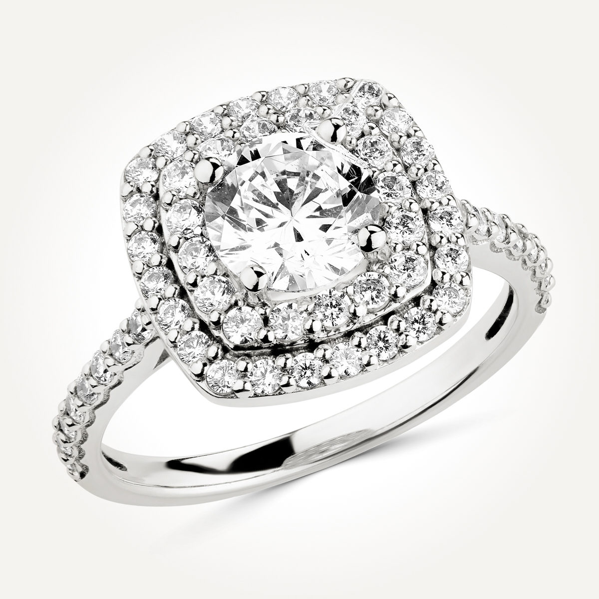 Halo Diamond Engagement Ring - Style 7780