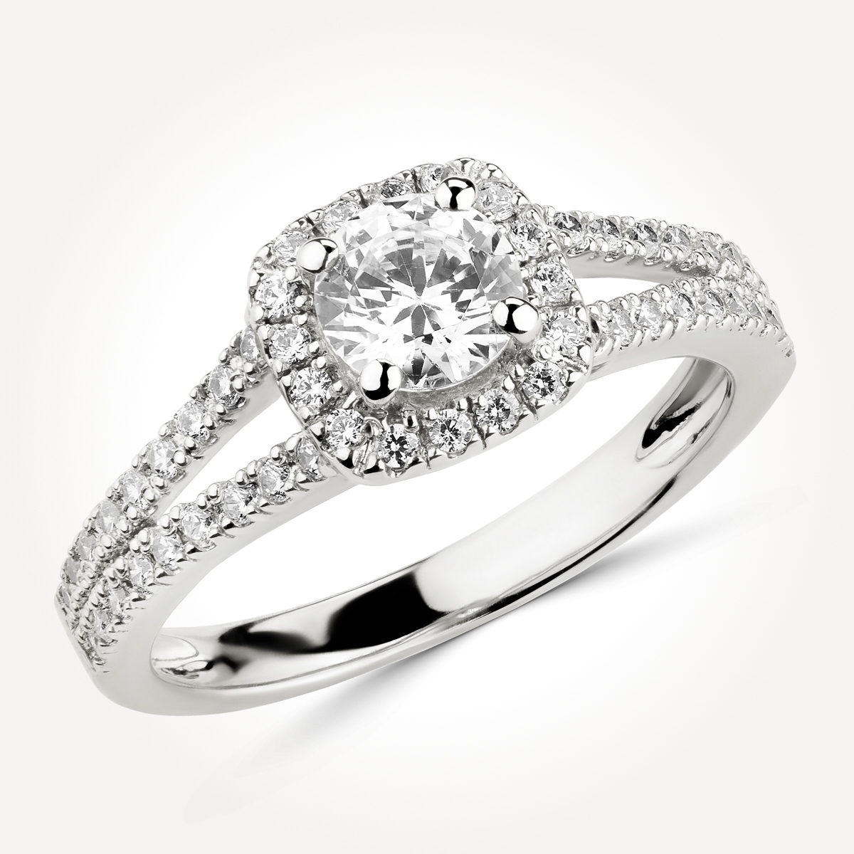 Halo Diamond Engagement Ring - Style 7795