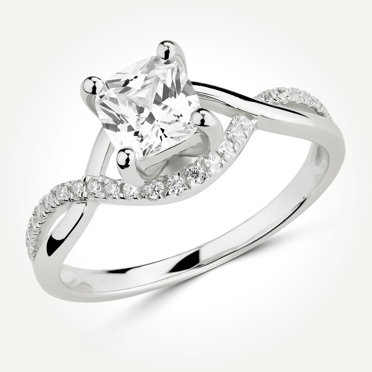 Multi Stone Diamond Engagement Ring - Style 7860