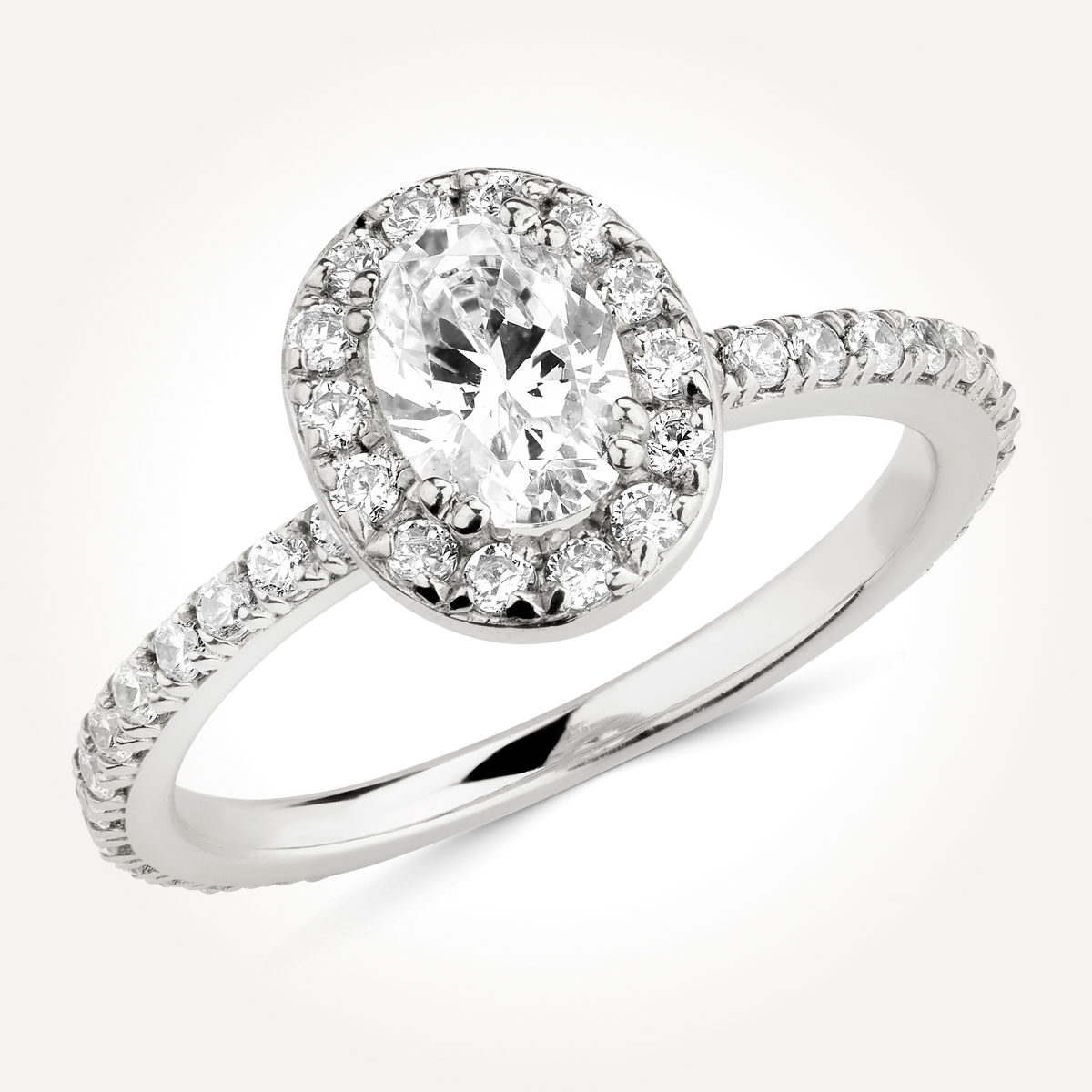 Halo Diamond Engagement Ring - Style 7908