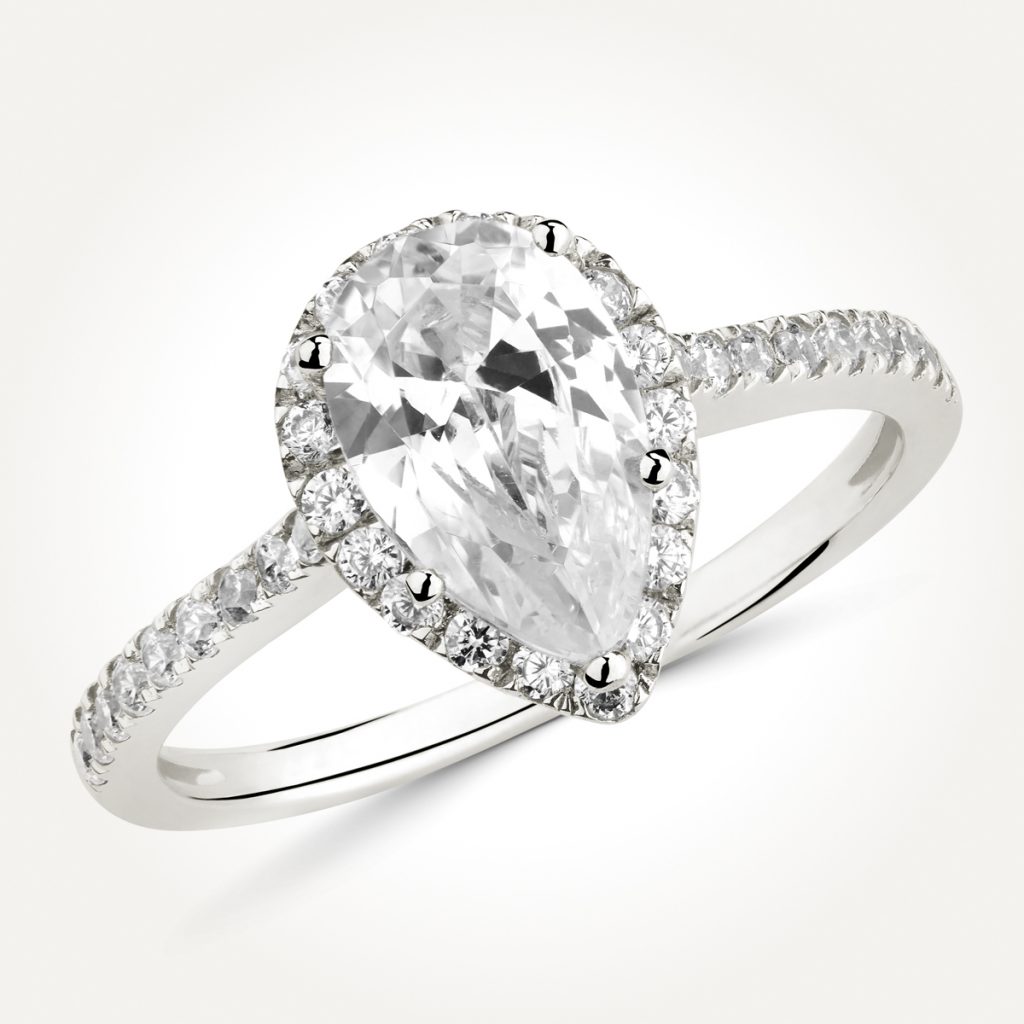 Halo Diamond Engagement Ring - Style 8032