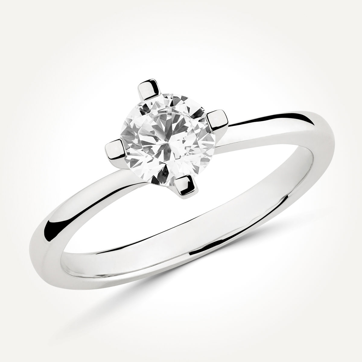 Solitaire Diamond Engagement Ring - Style 8082